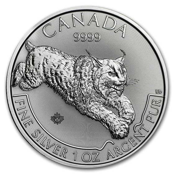 2017 Canada 1 oz Silver Predator Series Lynx 2017 Canada 1 oz Silver Predator Series Lynx